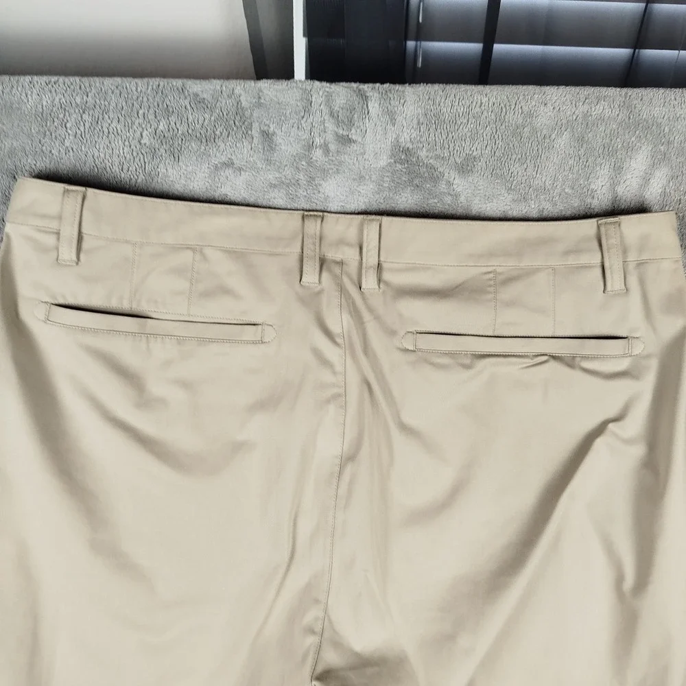 Rhone‎ Commuter Slim Fit Chino Golf Performance Beige Pants Mens 38x29 Stretch